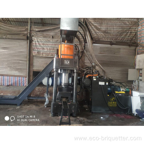 Hydraulic Scrap Metal Shavings Briquette Making Machine